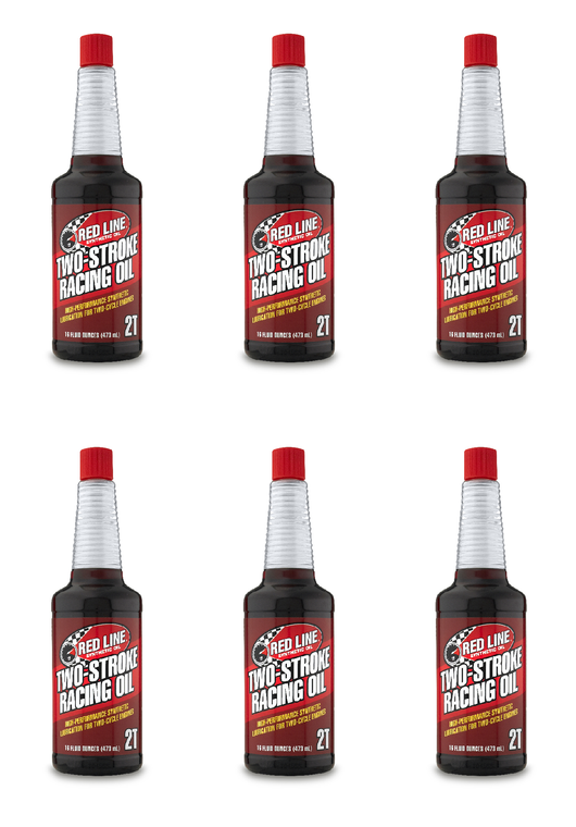 6x Red Line Oil | 16 Ounce Bottle | Ultimate 2-Cycle Performance | Racing Engines