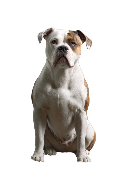 Muscular American Bulldog Vinyl Car Decal Sticker – Waterproof & UV-Resistant 4.4