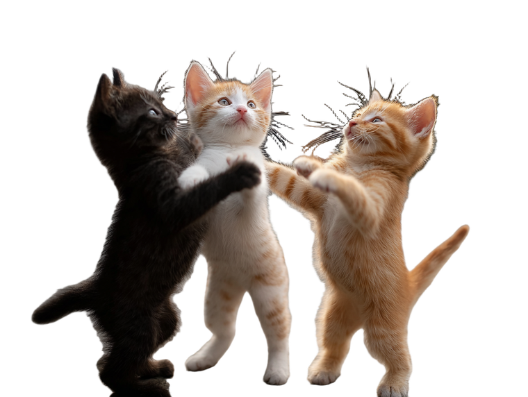 Dancing Kittens V2 Vinyl Car Decal Sticker – Waterproof & UV-Resistant 6.1866666666666665"