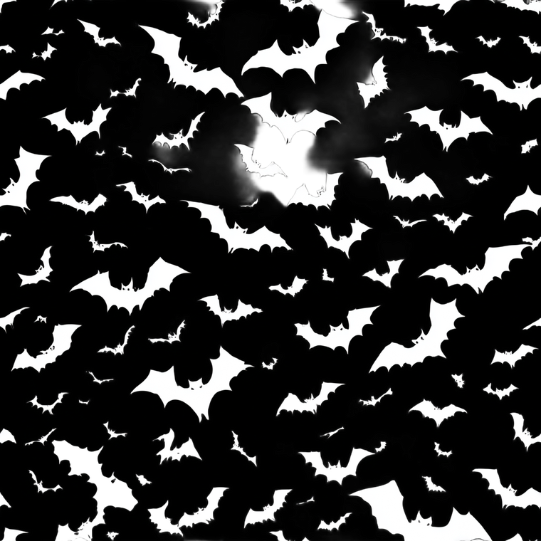 White Bat Silhouettes V2 Vinyl Car Decal Sticker – Waterproof & UV-Resistant 3.4133333333333336"