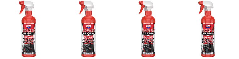 4x Lucas Oil Slick Mist Interior Cleaner | Bubblegum Scent | 24oz Spray Bottle