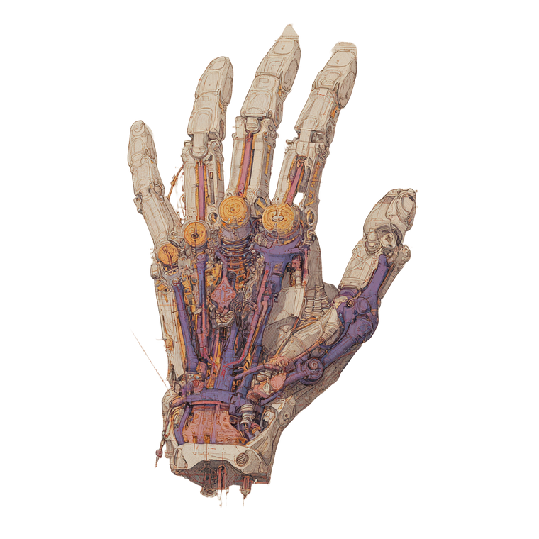 Anatomical Hand Explosion Vinyl Car Decal Sticker – Waterproof & UV-Resistant 6.826666666666667"