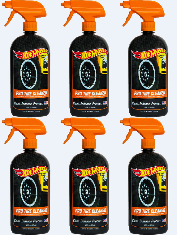 6x Hot Wheels Car Care | Americana Series | Fast & Easy Tire Cleaner