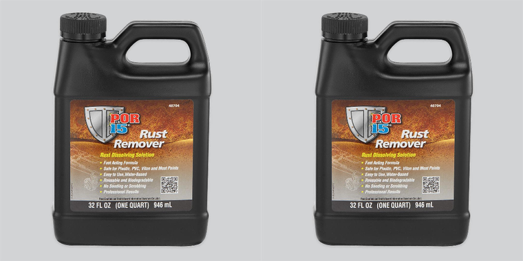 2x Powerful POR 15 Rust Dissolver | Fast-Acting Formula | Reusable & Biodegradable