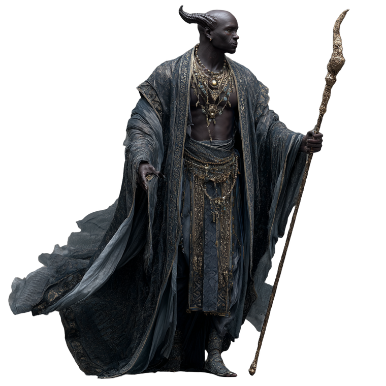 Bald Drow Wizard Vinyl Car Decal Sticker – Waterproof & UV-Resistant 3.4133333333333336"