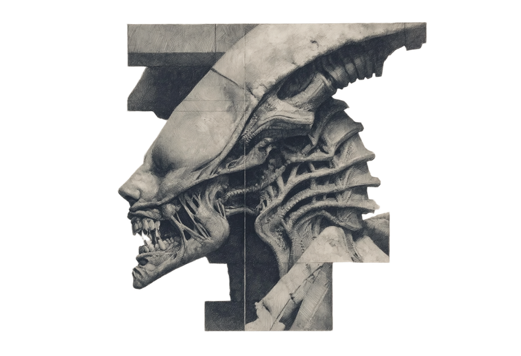 Stacked Alien Frames Vinyl Car Decal Sticker – Waterproof & UV-Resistant 5.97333333333333