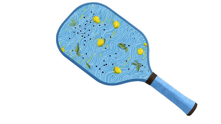 Pickleball Racket Pattern Vinyl Car Decal Sticker – Waterproof & UV-Resistant 5.4