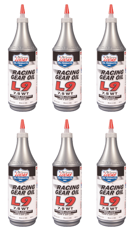 6x Lucas Oil Synthetic Gear Oil | Perfect for Speedways | Increases Horsepower | Special Anti Wear Agents