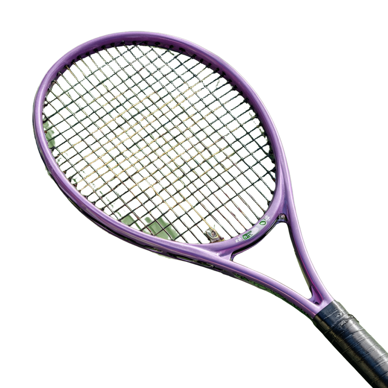 Purple Tennis Racket Vinyl Car Decal Sticker – Waterproof & UV-Resistant 3.4133333333333336"