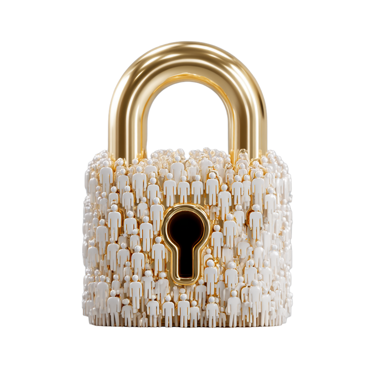 Golden Employee Padlock Vinyl Car Decal Sticker – Waterproof & UV-Resistant 6.826666666666667"
