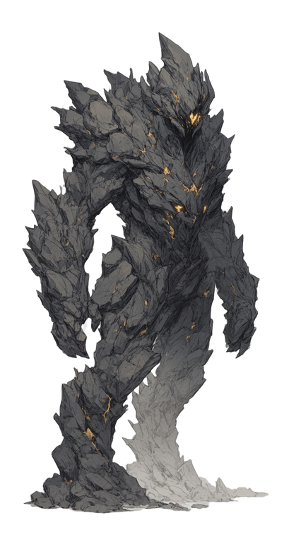 Volcanic Slate Creature Vinyl Car Decal Sticker – Waterproof & UV-Resistant 9.706666666666667"