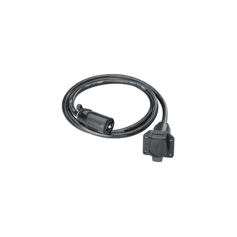 Tow Ready Trailer Wiring Connector 118664 7-Way to 7-Way; 7 Foot Cable; With Connectors And Cable