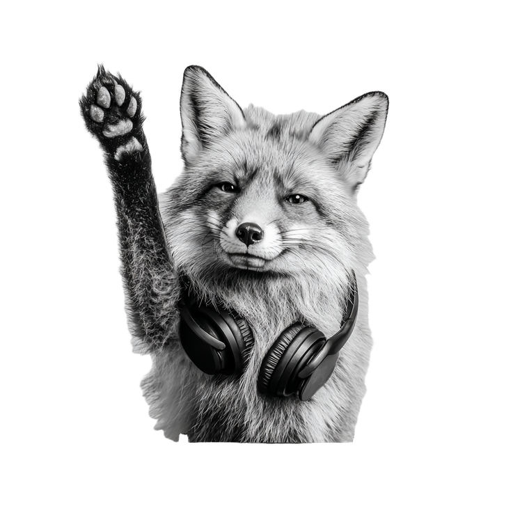 Fox Dj V2 Vinyl Car Decal Sticker – Waterproof & UV-Resistant 3.4133333333333336"
