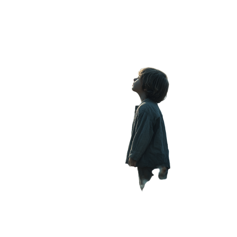 Boy In Moonlight Vinyl Car Decal Sticker – Waterproof & UV-Resistant 3.4133333333333336"