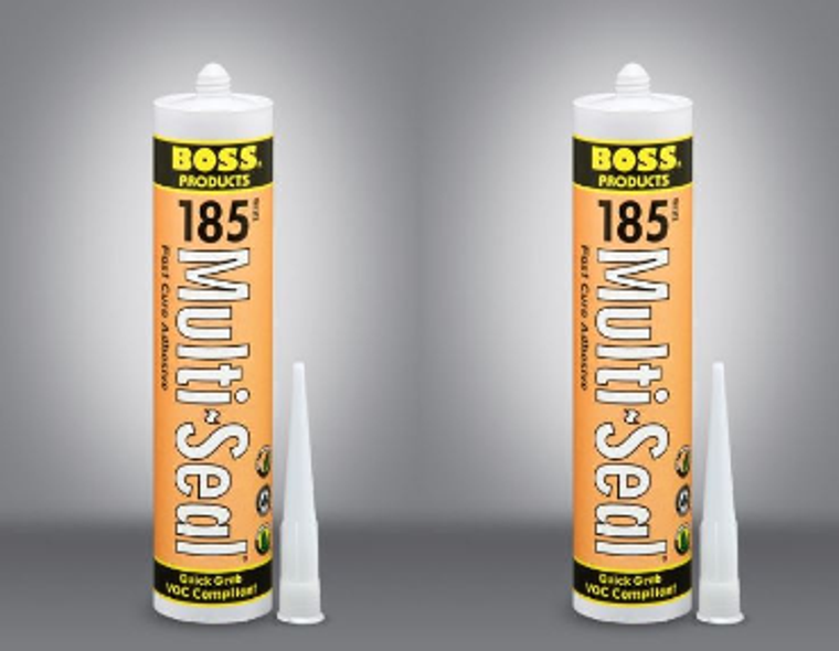 2x BOSS 185 Multi-Seal Adhesive Sealant | Fast Cure | Paintable | UV Resistant