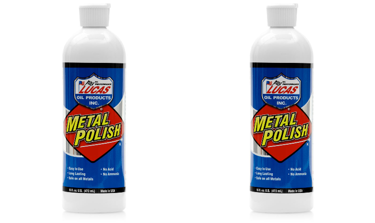 2x Lucas Oil Metal Polish | Polishes All Metals | 16oz Bottle