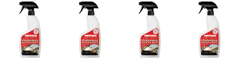 4x Mothers California Gold Car Wash | Liquid Shine & Protect Paint | Biodegradable Formula | 24oz Spray Bottle
