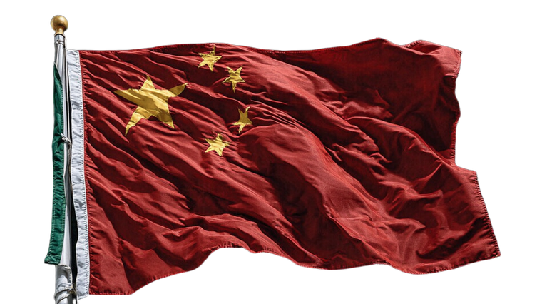 Chinese Flag V2 Vinyl Car Decal Sticker – Waterproof & UV-Resistant 5.4