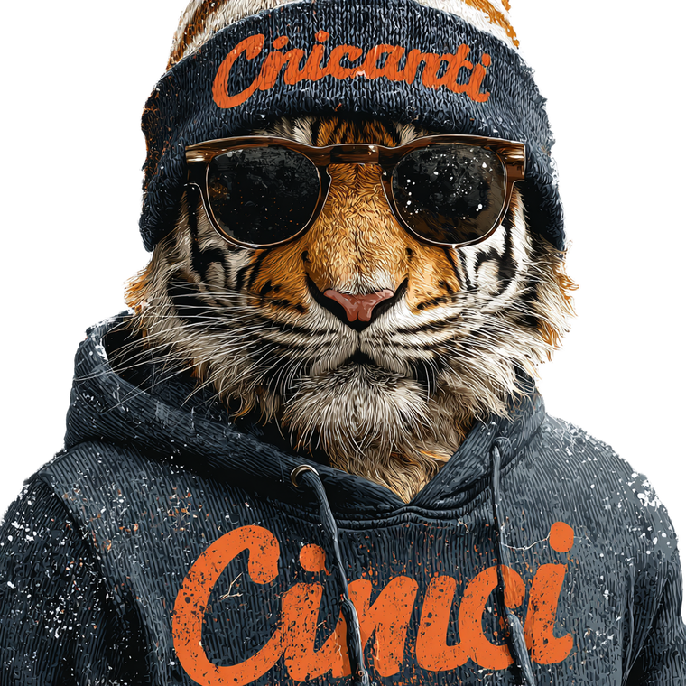 Stylish Tiger Illustration Vinyl Car Decal Sticker – Waterproof & UV-Resistant 6.826666666666667"