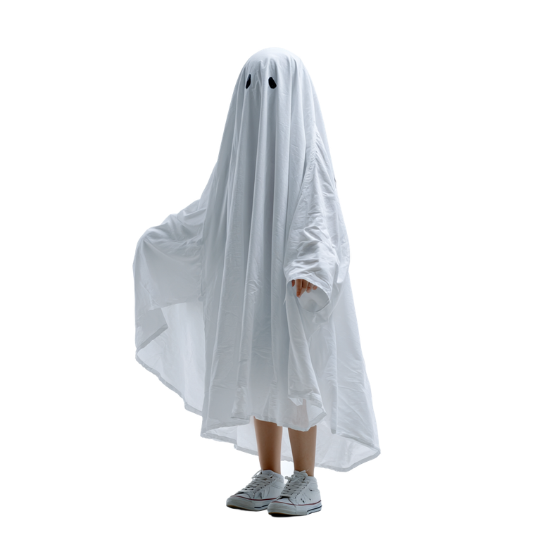 Sheet Ghost Girl Vinyl Car Decal Sticker – Waterproof & UV-Resistant 3.4133333333333336"