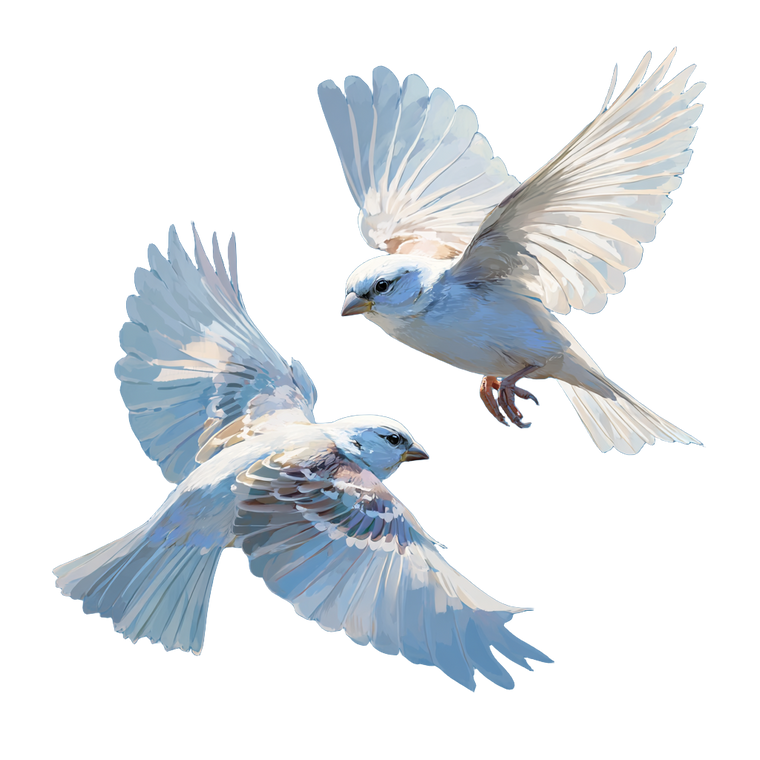 White Birds Flying V7 Vinyl Car Decal Sticker – Waterproof & UV-Resistant 3.4133333333333336"