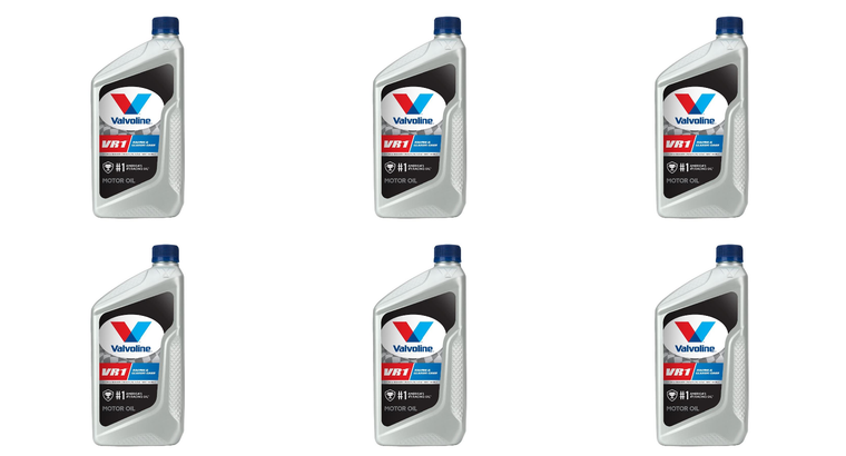 6x Valvoline VR1 Racing Oil | Extreme Wear Protection | Maximum Horsepower | 1 Quart x 6
