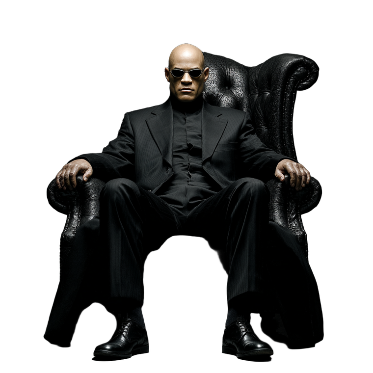 Morpheus In Suit Vinyl Car Decal Sticker – Waterproof & UV-Resistant 6.826666666666667"