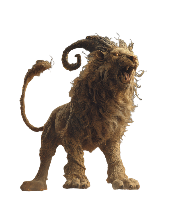 Fantasy Chimera Depiction Vinyl Car Decal Sticker – Waterproof & UV-Resistant 4.0"