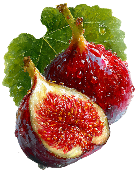 Fig Illustration Vinyl Car Decal Sticker – Waterproof & UV-Resistant 4.1066666666666665"