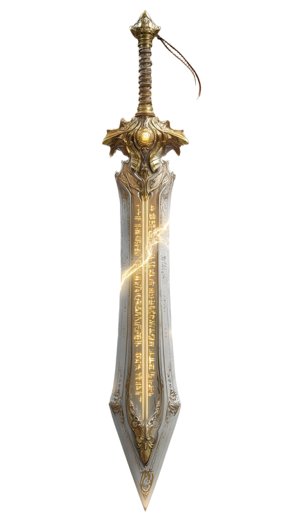 Skypiercer Divine Sword Vinyl Car Decal Sticker – Waterproof & UV-Resistant 4.8533333333333335"