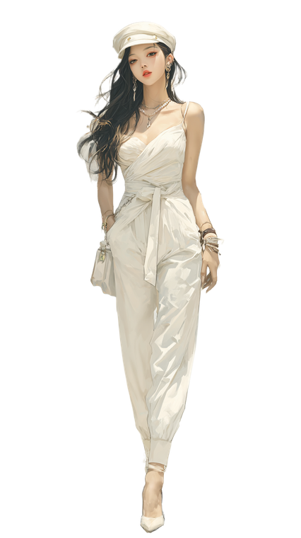 Elegant Asian Woman V76 Vinyl Car Decal Sticker – Waterproof & UV-Resistant 4.8533333333333335"