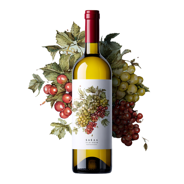 Greek Wine Label Vinyl Car Decal Sticker – Waterproof & UV-Resistant 6.826666666666667"