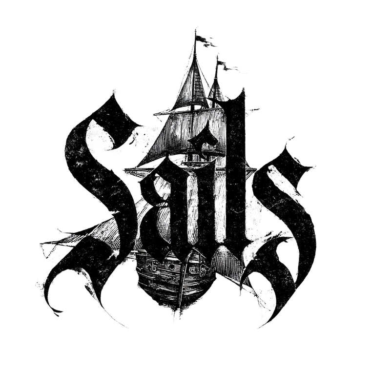 Pirate Sails Logo Vinyl Car Decal Sticker – Waterproof & UV-Resistant 6.826666666666667"