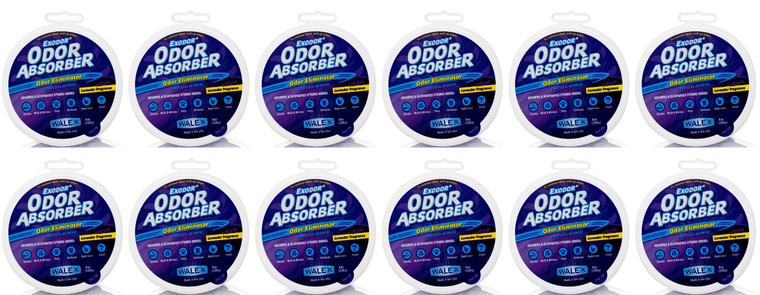 12x Exodor Odor Absorber | Lavender Gel Infused | Lasts 60 Days | Biodegradable