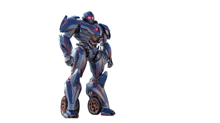 Futuristic Transformer Robot Vinyl Car Decal Sticker – Waterproof & UV-Resistant 5.4
