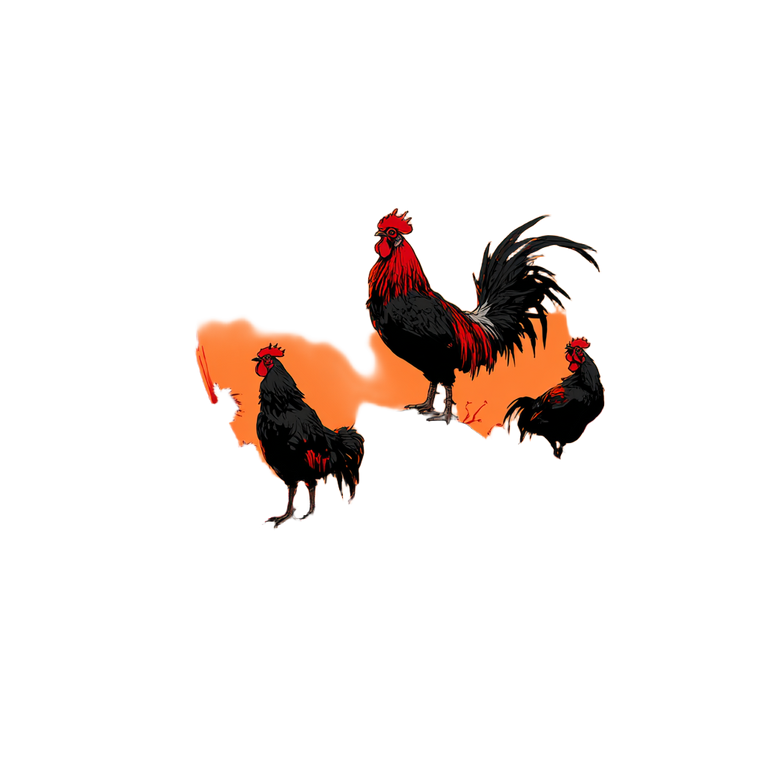 Rooster In Sun Vinyl Car Decal Sticker – Waterproof & UV-Resistant 3.4133333333333336"