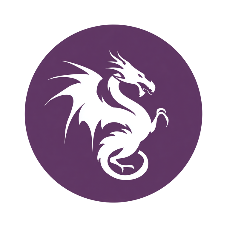 Dragon Favicon V2 Vinyl Car Decal Sticker – Waterproof & UV-Resistant 3.4133333333333336"