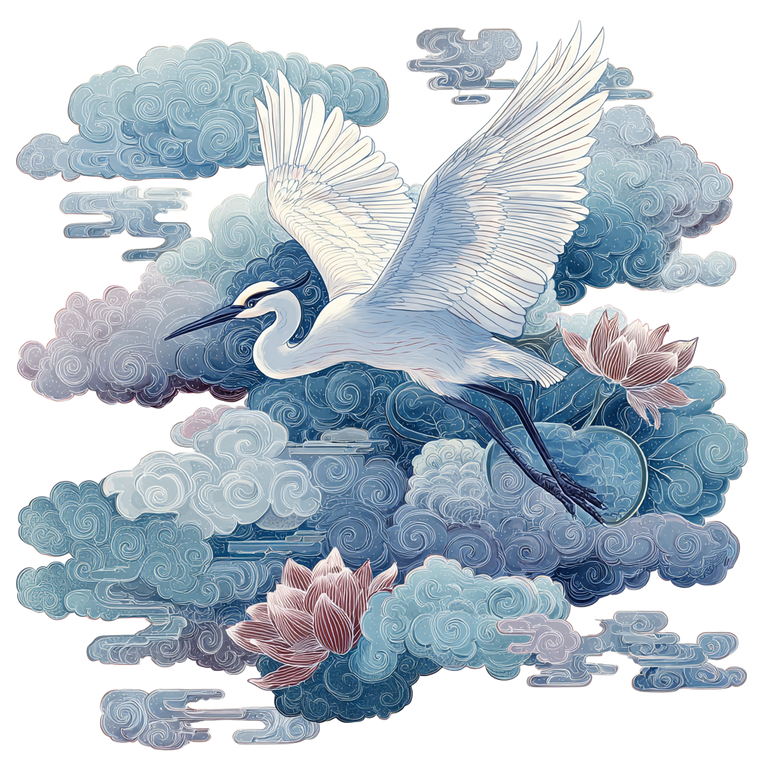 Heron And Masks Vinyl Car Decal Sticker – Waterproof & UV-Resistant 3.4133333333333336"