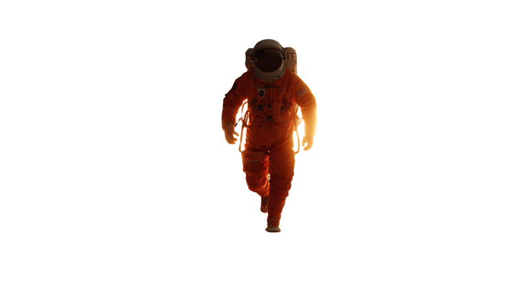 Cosmonaut In Motion V3 Vinyl Car Decal Sticker – Waterproof & UV-Resistant 5.4