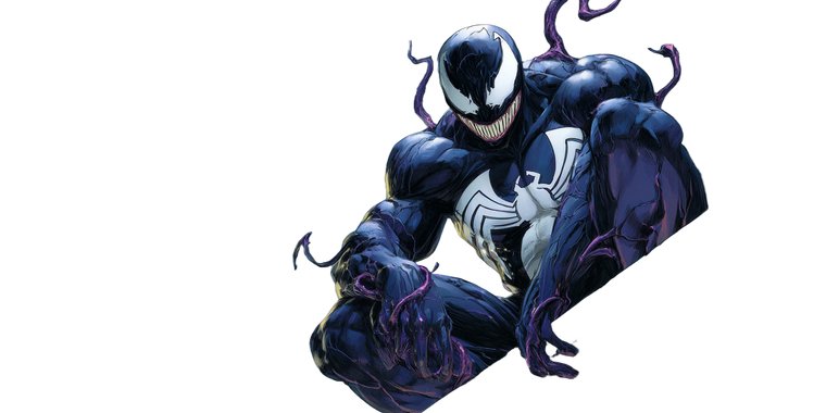 Venom Illustration Vinyl Car Decal Sticker – Waterproof & UV-Resistant 2.56"