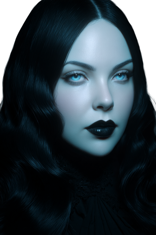 Gothic Beauty Portrait V9 Vinyl Car Decal Sticker – Waterproof & UV-Resistant 4.4