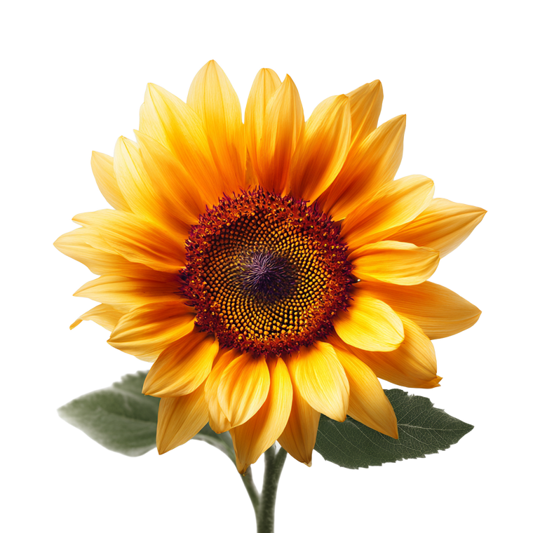 Vibrant Sunflower Close-Up V2 Vinyl Car Decal Sticker – Waterproof & UV-Resistant 3.4133333333333336"