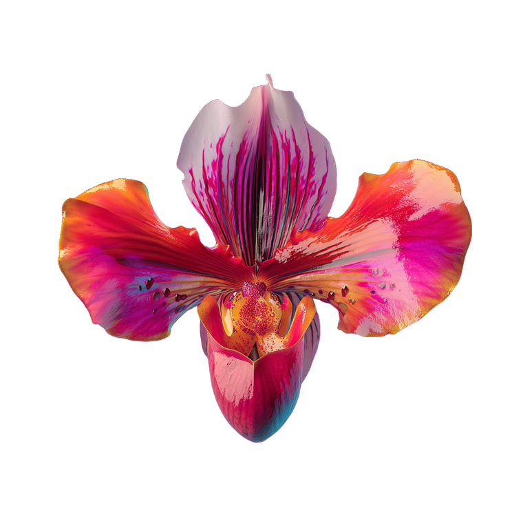 Bright Pink Orchid V3 Vinyl Car Decal Sticker – Waterproof & UV-Resistant 3.4133333333333336"