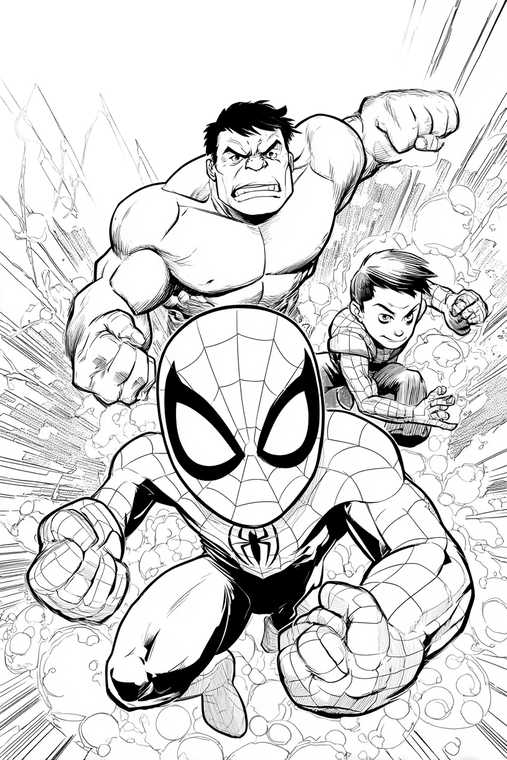 Spidey And Hulk Vinyl Car Decal Sticker – Waterproof & UV-Resistant 4.4