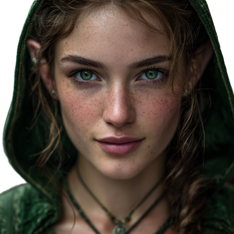 Elf Girl V7 Vinyl Car Decal Sticker – Waterproof & UV-Resistant 3.4133333333333336"