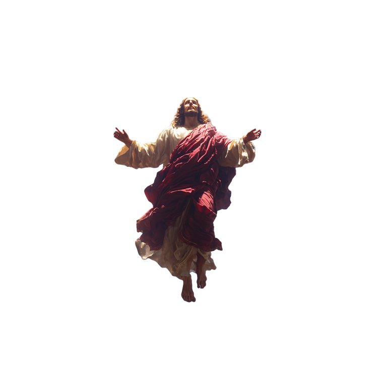 Jesus Ascending V4 Vinyl Car Decal Sticker – Waterproof & UV-Resistant 3.4133333333333336"