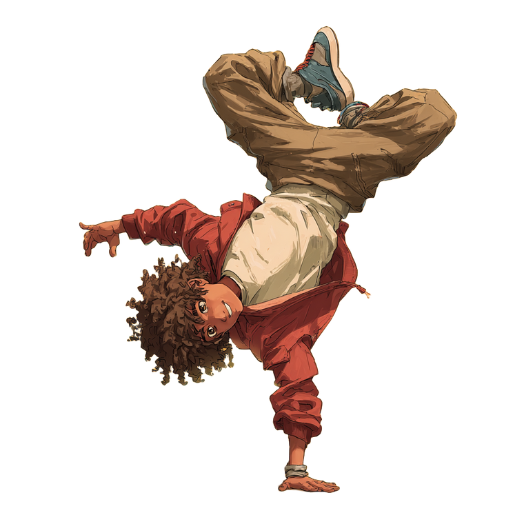 Handstand Highlight Vinyl Car Decal Sticker – Waterproof & UV-Resistant 3.4133333333333336"