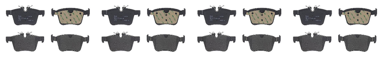 4x Brembo D1821-9057 Brake Pads | Set of 4 | Low-Metallic | Premium Performance