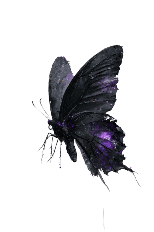 Tattered Butterfly V5 Vinyl Car Decal Sticker – Waterproof & UV-Resistant 4.4