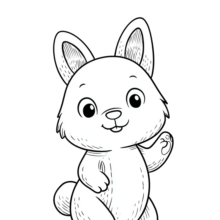 Cute Animal Coloring V3 Vinyl Car Decal Sticker – Waterproof & UV-Resistant 6.826666666666667"